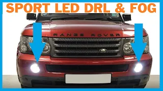 Range Rover Sport L320 2 in 1 LED FOG & DRL Full Install with DRL controller !