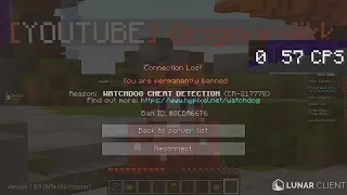 Tutorial: how to get banned on Hypixel in 2 seconds