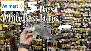 5 BEST White Bass Lures! These will Catch Them!