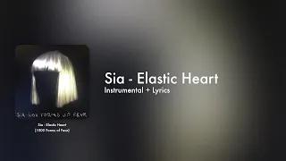 Sia - Elastic Heart (Official Instrumental + Lyrics on Screen / Karaoke)