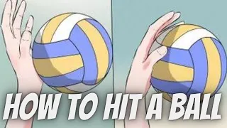 How to hit a Volleyball Proper Way ||  #abvolleyball #spike #volleyball