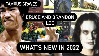 Famous Graves Bruce Lee & Brandon Lee Graves | What’s New  in 2022 | Plus Bruce’s Co-Star John Saxon