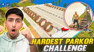 Hardest Parkour Challenge😡😭Impossible To Win - Free Fire India