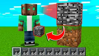 Paso MINECRAFT pero ME DAN todos los BLOQUES QUE VEO 😱👁