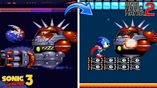 Sonic the Hedgehog 3 Boss Rush in Super Mario Maker 2