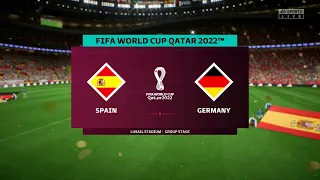 FIFA World Cup 2022 - Spain Vs Germany - (Group E) - 27th November 2022 - FIFA 23