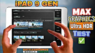 iPAD 9 GEN Ultra HDR 😱 MAX GRAPHIC TEST IN 2024 EP:2 ✅