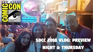 San Diego Comic Con 2018 Vlog: Preview Night and Thursday