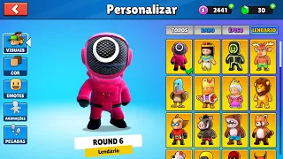 Liberando a Skin do ROUND 6 no Stumble Guys