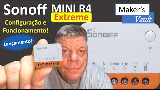 Sonoff Mini R4 Extreme: Novo Mini Switch Wi-Fi:  Configuração e Funcionamento - Use com Alexa!