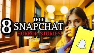 8 TRUE Sinister Snapchat Horror Stories II | (#scarystories) Ambient Fireplace