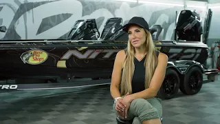 Wrap Detroit - Michelle Jalaba Bass Pro Angler Fishing Boat Graphic Wrap Reveal