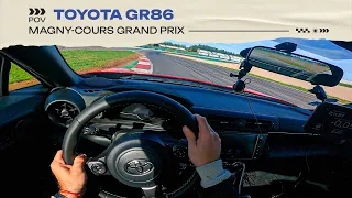 POV | TOYOTA GR86 | HOTLAP | MAGNY-COURS