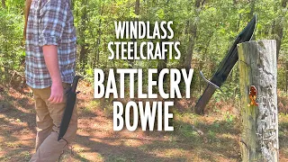 Battlecry Bowie by Windlass Steelcrafts In ACTION