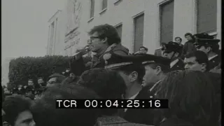 Manifestazione universitari - Roma, 23 febbraio 1968