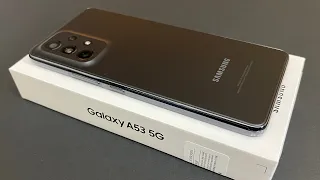 Unboxing SAMSUNG A53 5G - Black