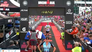 How NOT to celebrate finishing the 2018 Ironman Lake Placid! Broken Foot