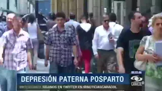 Los hombres también pueden presentar depresión posparto