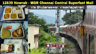 12839 Howrah - MGR Chennai Central Mail Full Journey Coverage in AC Three Tier