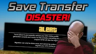 GTA Online Next Gen Character Save Migration IS A DISASTER! (Angry Rant)