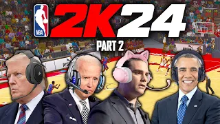US Presidents Play NBA 2K24 (Part 2)