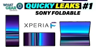 Sony Xperia Flex Foldable Phone - Quicky Leaks Vol. 1