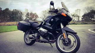 First time on a BMW R1100 RS: srkcycles year drive
