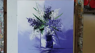 TUTO LE BOUQUET DE LILAS par Nelly LESTRADE