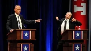 Stewart battles O'Reilly in mock debate