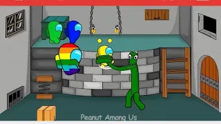 Giant Rainbow Among Us VS Zombie Rainbow Friends (blue, orange, green, purple)