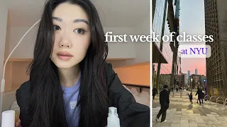 nyu diaries: first week of classes, going out, daily life