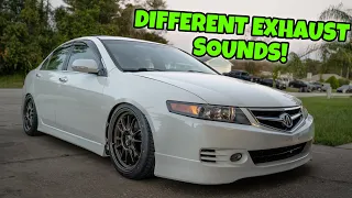 Acura Tsx Custom Exhaust Vs FastLine Performance 3” CatBack SOUND PULLS!
