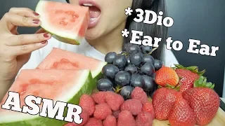 ASMR Fruit PLATTER ( 3Dio Binaural EATING SOUNDS) | SAS-ASMR X2