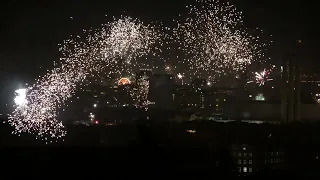 Silvester 2022-23 über Dresden