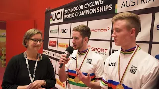 Interview Serafin Schefold / Max Hanselmann (nach Finale) - WM 2017 in Dornbirn | Kunstrad