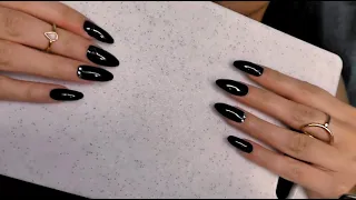 VERY TINGLY TAPPING & SCRATCHING W/LONG NAILS 🖤