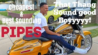 The CHEAPEST and BEST SOUNDING Exhaust for your Harley Davidson Street Glide or Road Glide!!!