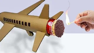 How to make a jet airplane out of cardboard?