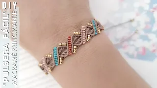 DIY COMO HACER PULSERAS FÁCIL Y RÁPIDO | PULSERAS EN MACRAMÉ PARA PRINCIPIANTES