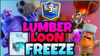 #3 IN THE WORLD W/ LUMBER-LOON FREEZE DECK | CLASH ROYALE