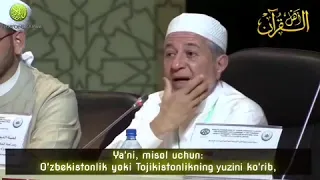 Doktor Ayman Suvayd Yo'ldoshbek qori haqida nima dedilar?