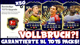 ABSOLUTER SCAM?! 50x GARANTIERTE BUNDESLIGA TOTS PACKS in EA FC 24