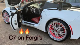 C7 Corvette on Forgiato’s. Slabfest 2020