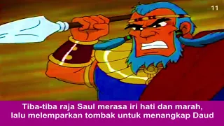 Cerita RAJA SAUL DAN PRAJURIT DAUD | sejarah bangsa Israel | animasi alkitab sekolah minggu 2020