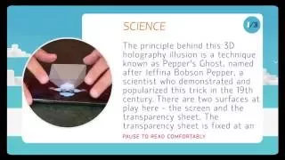 Science behind our DIY hologram