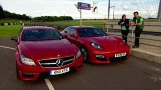 Mercedes CLS AMG vs Porshe Panamera GTS - Fifth Gear