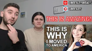 BRITISH COUPLE REACTS |10 THINGS I LOVE ABOUT LIVING IN THE USA | Feli from Germany