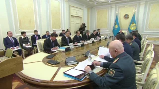 Назарбаев провел заседание Совета Безопасности