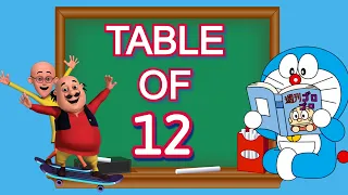 Table of 12 | Learn Multiplication table of 12 | 12 ka table | 12 ka Pahada | 12 table in English