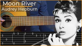 Moon River - Audrey Hepburn (Simple Guitar Tab)